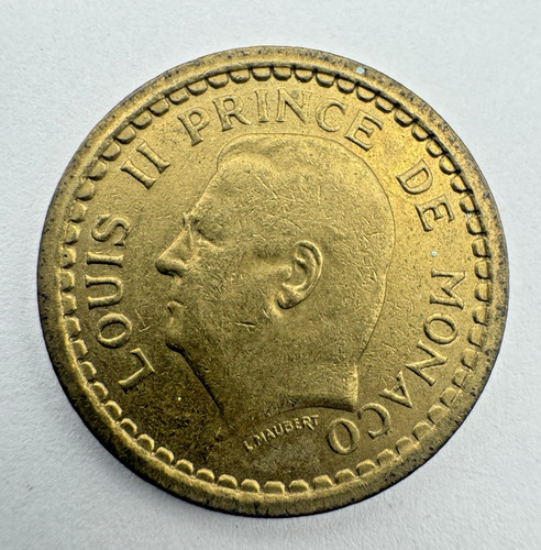 Monaco 1943 franc coin no - 1943, 1